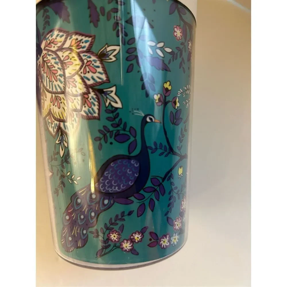 Vera Bradley‎ tumbler lot Purple Garden and Enchanted Garden 24 oz NEW